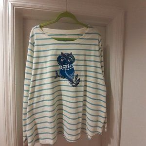 Talbots Plus Size 3x Tshirt Long Sleeve